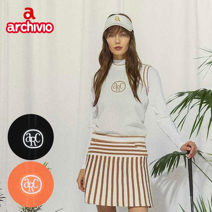 新品】アルチビオレディースゴルフノースリーブプルオーバー白38