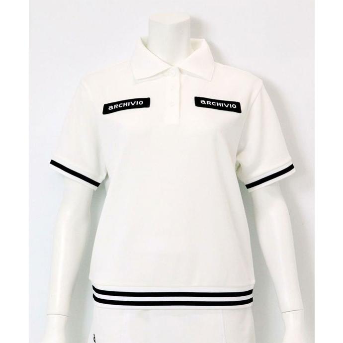 archivio ゴルフ レディース アルチビオ ライン切替UV冷感ポロシャツ