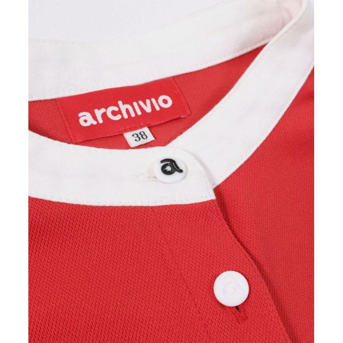 archivio（アルチビオ） ゴルフ レディース スカラップノースリプル
