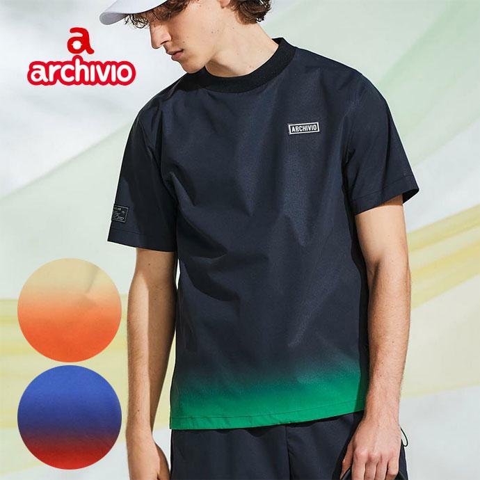 美品　ARCHIVIO アルチビオ　メンズ　プルオーバー archivio アルチビオ メンズ 長袖ハイネックプルオーバー 吸水速