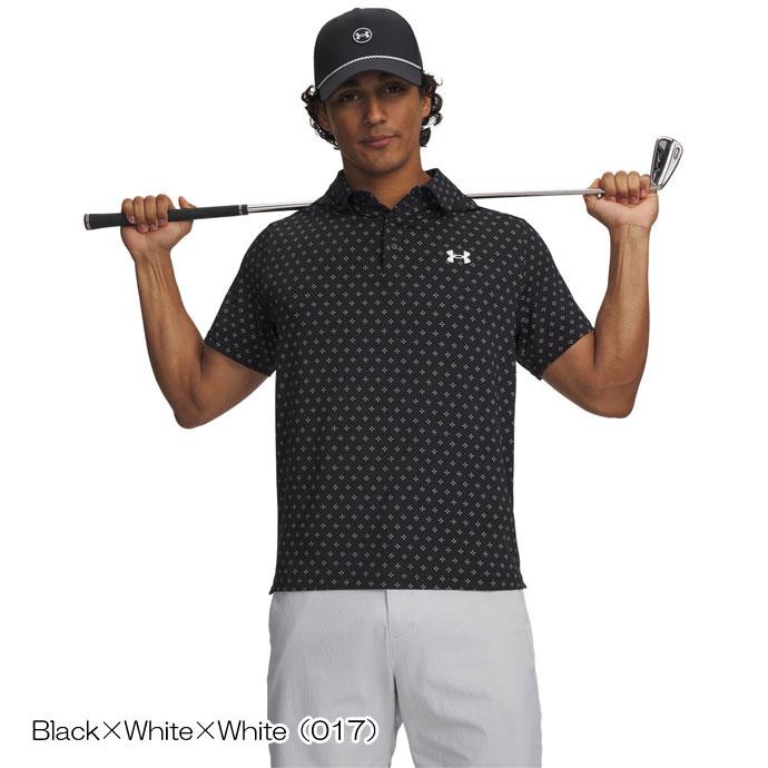 ゴルフ メンズ アンダーアーマー UA Playoff 3.0 Printed Polo 春 夏 26SSの画像