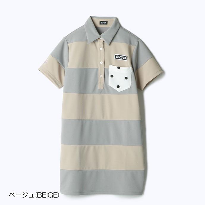 CPG GOLF ゴルフ レディース/女性用 CPG BIGボーダーワンピース