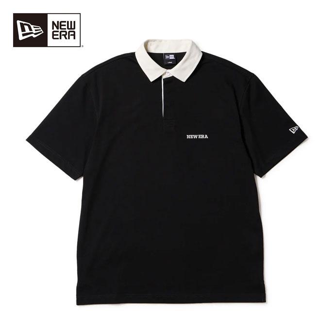 NEW ERA（ニューエラ） ゴルフウエア メンズ GF SS RUGBY SHIRT BLK