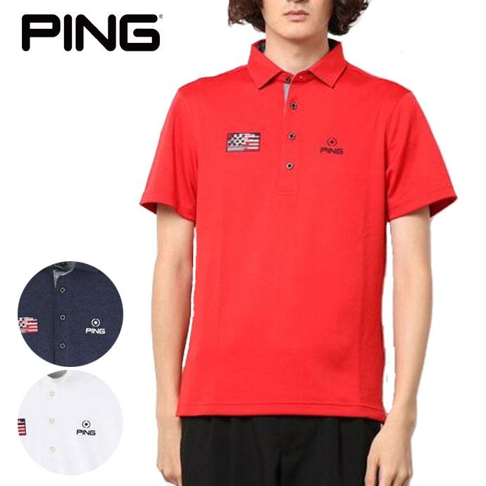 PING（ピン） ゴルフ ポリエステル起毛SLポロシャツ 6211260007 ゴルフ