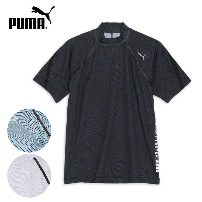 PUMA（プーマ） ゴルフ ストレッチスムーステックカットAOPモック