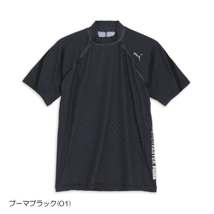 PUMA（プーマ） ゴルフ ストレッチスムーステックカットAOPモック