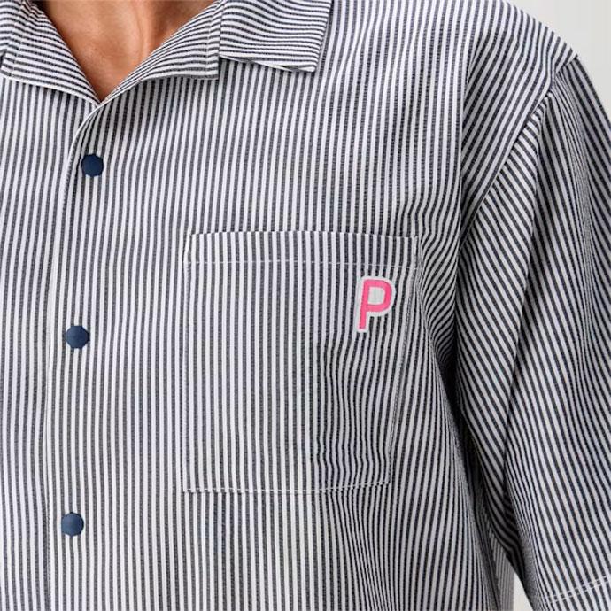 PUMA（プーマ） ゴルフ ストレッチシアサッカーオープンカラーシャツS