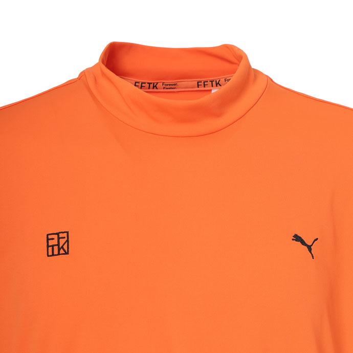 【ADMIRAL GOLF】春秋 メンズ モックネック オレンジ M V12 - VERTICAL C MOCK | モックネック | Tシャツ | オレンジ