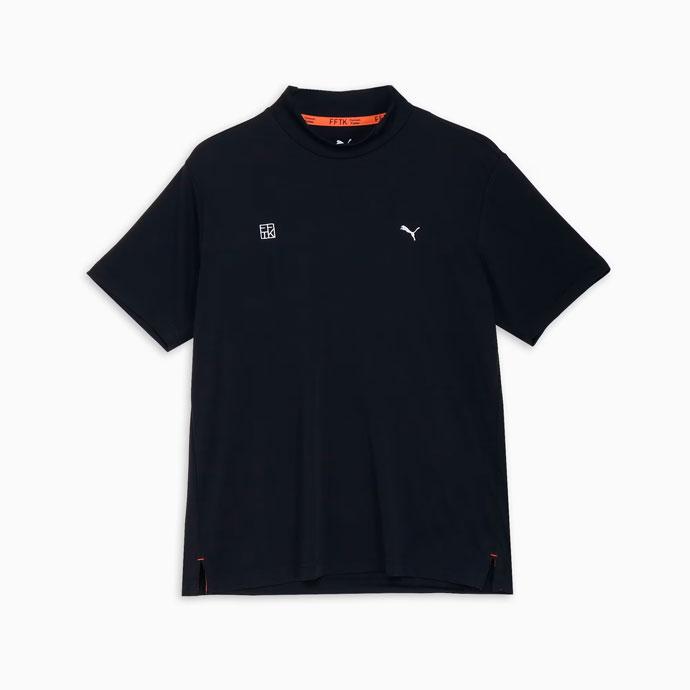 激レア PUMA x FFTK ビッグ レーベル モックネック 半袖 ポロシャツ PUMA（プーマ） ゴルフ メンズ TK ビッグラベル モックネックS/S