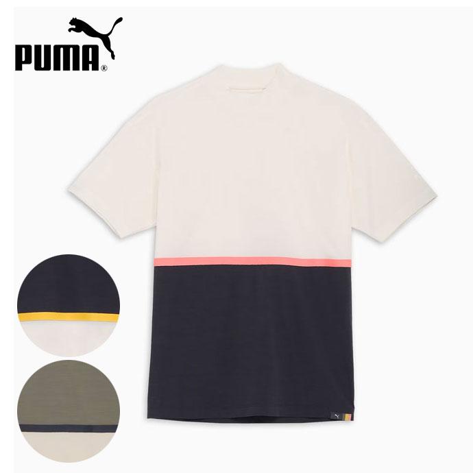 PUMA（プーマ） ゴルフ メンズ FOG パネルカラーリラックス モック