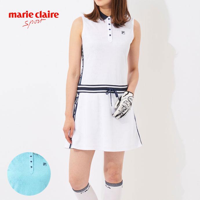 FILA GOLF ゴルフ レディース フィラ ジャガードノースリーブ