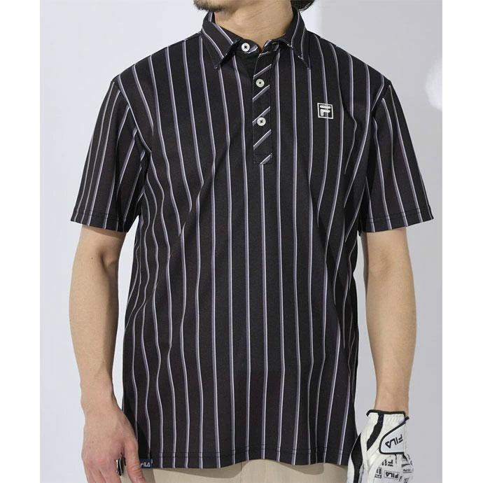 FILA GOLF ゴルフ メンズ フィラ ストライププリント半袖シャツ 743604