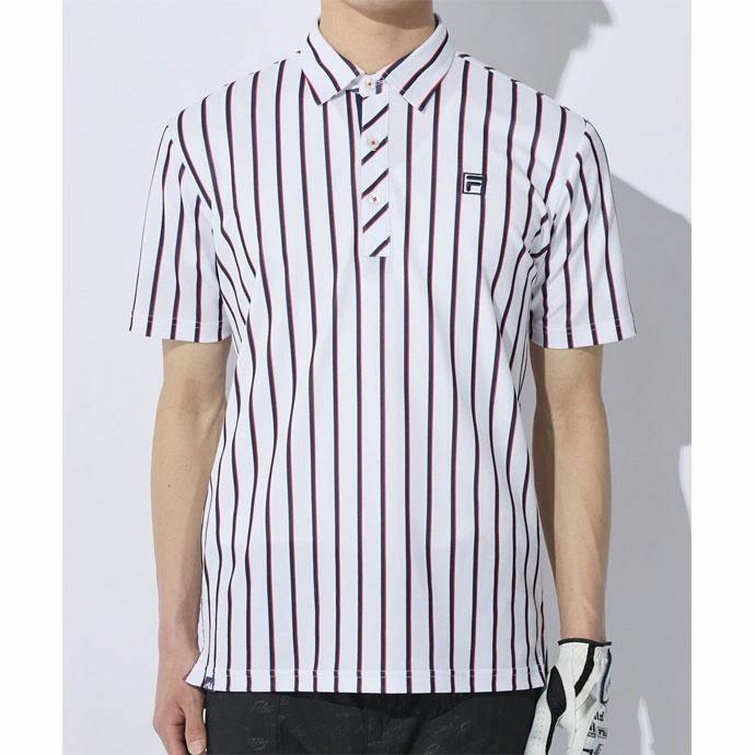 FILA GOLF ゴルフ メンズ フィラ ストライププリント半袖シャツ 743604
