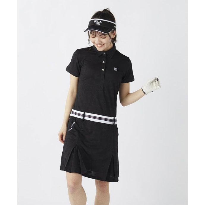 パーリーゲイツ PEARLY GATES ポップコーンパネルボーダー ワンピース