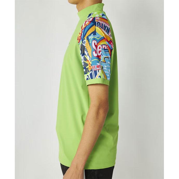 rinrin新品Mラウドマウスゴルフメンズモックネック半袖シャツ LOUDMOUTH（ラウドマウスゴルフ） （クリアランス）ゴルフウェア