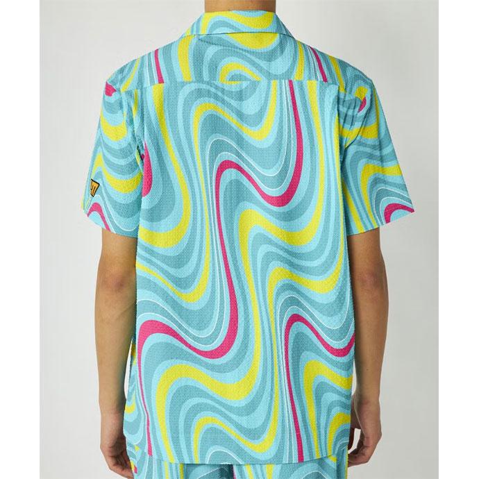 LOUDMOUTH★新品ニットサッカーオープンカラーシャツLL LOUDMOUTH（ラウドマウスゴルフ） ゴルフ メンズ ラウドマウス ニット