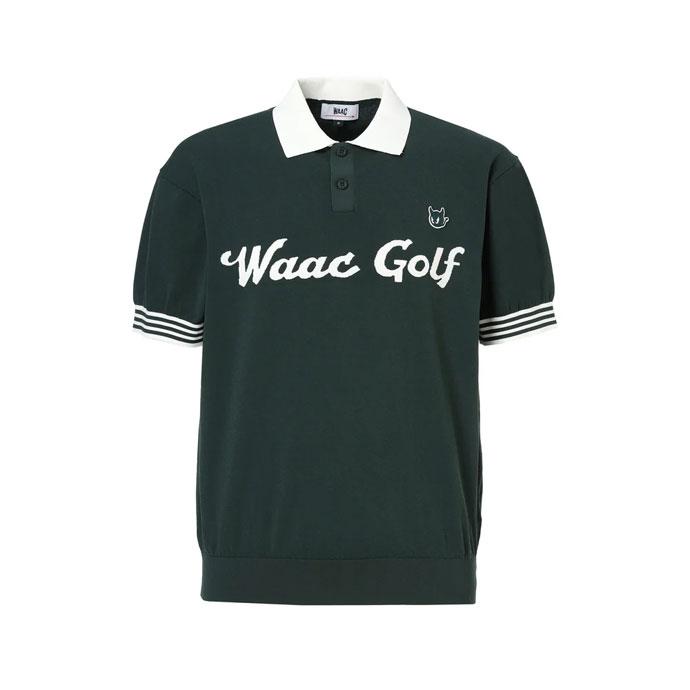 WAAC ゴルフ メンズ ワック 半袖ニットポロ 072252711 春 夏