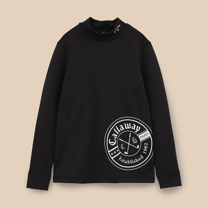 【美品】キャロウェイゴルフ　長袖　モックネック　ブラック　Lサイズ Callaway メール便・ゆうパケット キャロウェイ ゴルフ 長袖