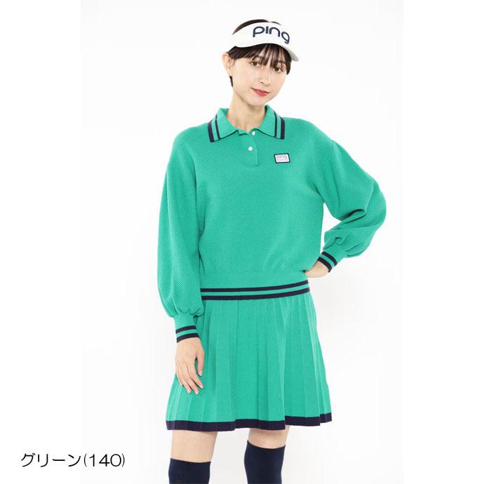 【新品】　PING ピン　ゴルフ レディース　セーター　セットアップ　サイズM PING（ピン） ゴルフ レディース/女性用 セットアップニット