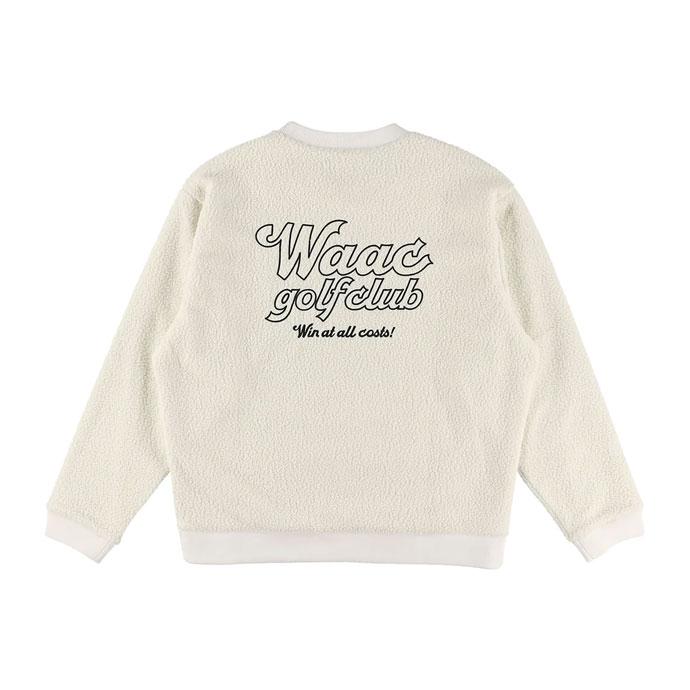 WAAC ゴルフ ワック リサイクルボアフリース長袖プルオーバー