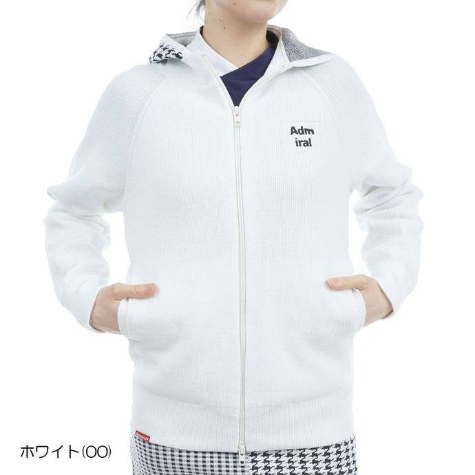 ゴルフ レディース/女性用 アドミラル 防風裏地付フルジップニットジャケット ADLA471 ゴルフウェア_1