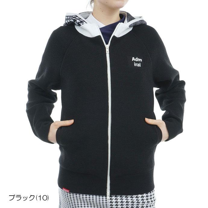 ゴルフ レディース/女性用 アドミラル 防風裏地付フルジップニットジャケット ADLA471 ゴルフウェア_2