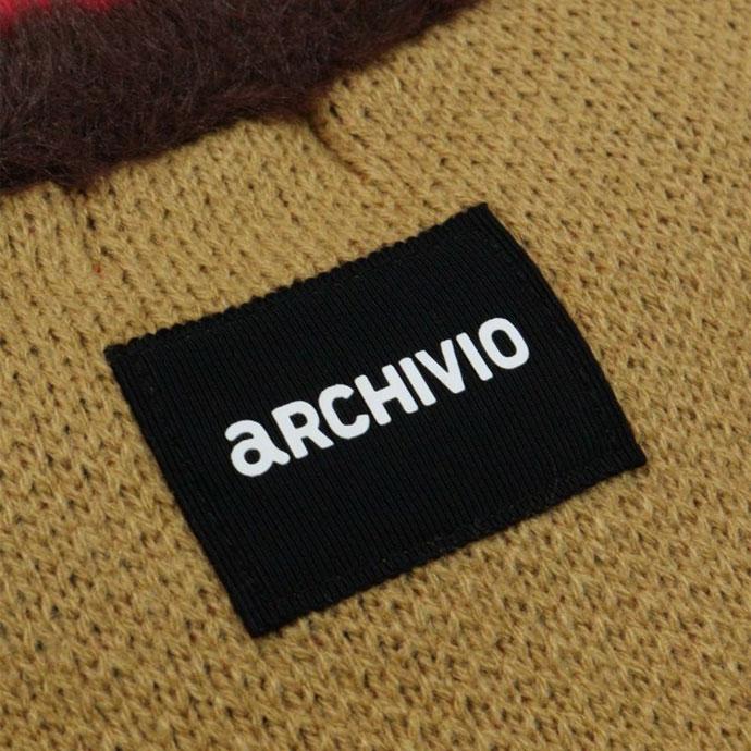 archivio（アルチビオ） ゴルフ レディース 黒ヒョウジャガードニット