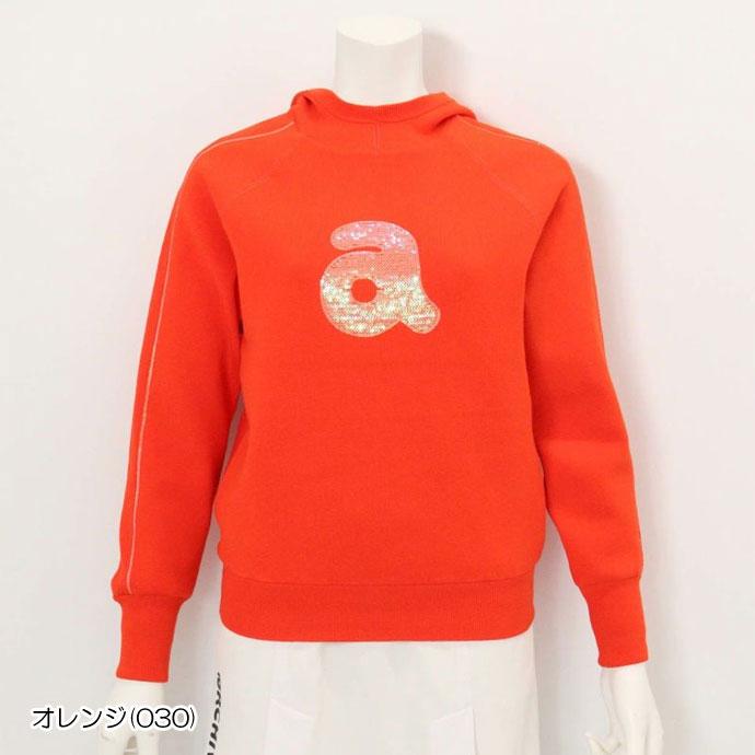 ゴルフ レディース アルチビオ スパンコール刺繍保温ニット A518102 秋 冬 ゴルフウェアの画像