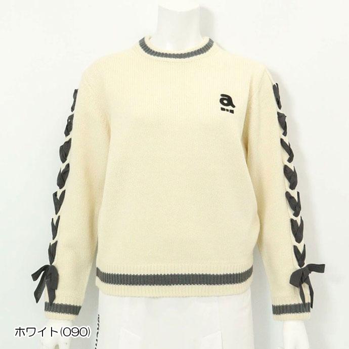 archivio（アルチビオ） ゴルフ レディース ブレードリボン袖ニット