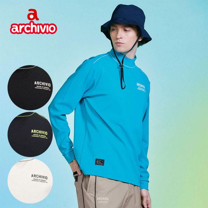 archivio（アルチビオ） ゴルフ メンズ バックロゴUV速乾プルオーバー