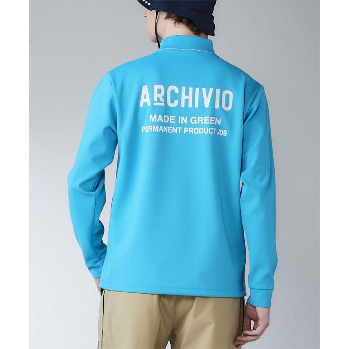 archivio（アルチビオ） ゴルフ メンズ バックロゴUV速乾プルオーバー