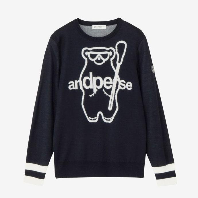 and per se（アンパスィ） ゴルフ レディース クレアニットクルー