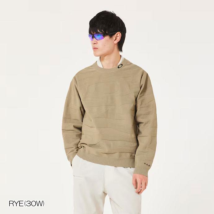 ゴルフ メンズ オークリー CAMO JQ SWEATER FOA408271 秋 冬 オークリー ゴルフウェア 長袖セーター 秋 冬 OAKLEY(オークリー) セーターOAKLEY CAMO JQ SWEATERメンズ
