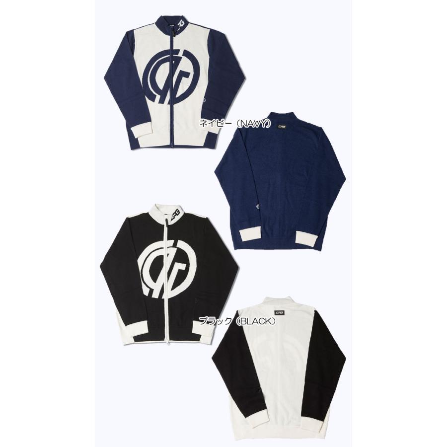 【ほぼ未使用】 ゴルフ CＰＧ フルジップアップロゴモチーフニットブルゾン CPGM202111 【I1529271540】(10010円)