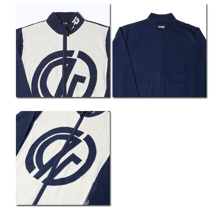 工場 直営 店スポーツ - ゴルフ CPG フルジップアップロゴモチーフ