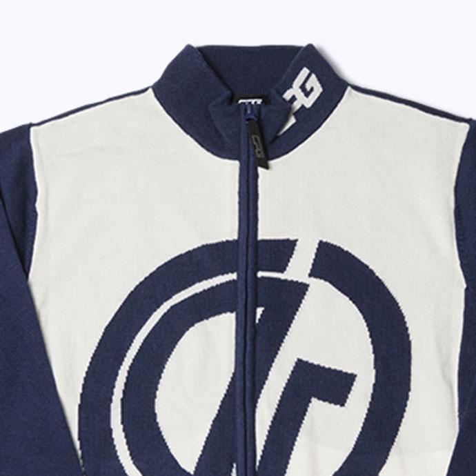 【ほぼ未使用】 ゴルフ CＰＧ フルジップアップロゴモチーフニットブルゾン CPGM202111 【I1529271540】(10010円)