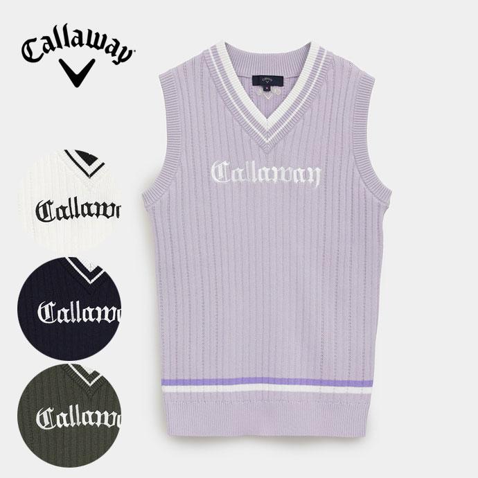 Callaway（キャロウェイ） ゴルフ レディース Vネックニットベスト