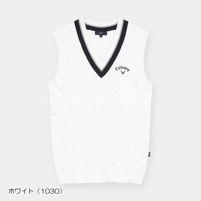 Callaway（キャロウェイ） ゴルフ メンズ ミニケーブル編みVネック