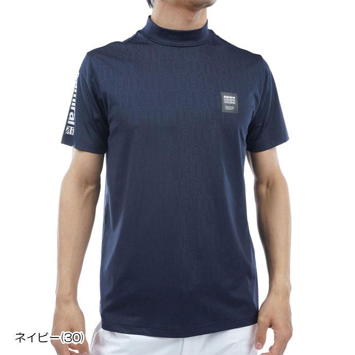 Admiralメンズゴルフシャツ Admiral GOLF［アドミラルゴルフ］発熱ストレッチハイネックシャツ
