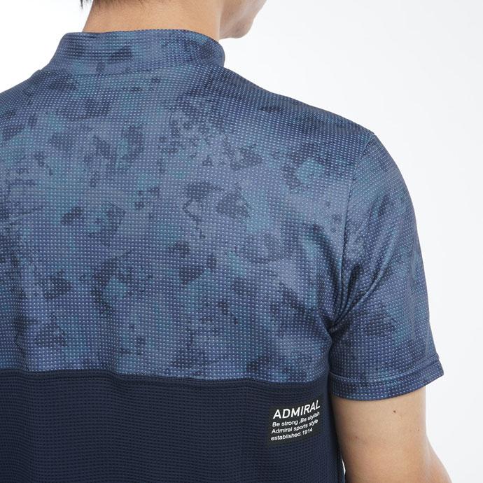 アドミラル ゴルフ(Admiral GOLF)ゴルフ ローラーカモフラプリント モックネックシャツ ADMA539-BEG(M… Admiral Golf（アドミラルゴルフ） ゴルフ メンズ アドミラル ローラー