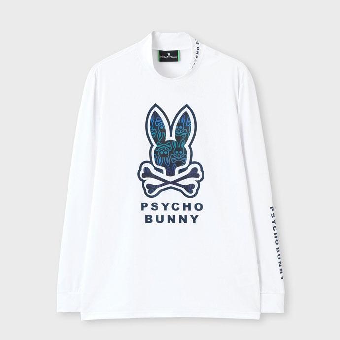 ★Psyco Bunny サイコバニー ゴルフシャツ★ Psycho Bunny（サイコバニー） ゴルフ グラデロゴパターンモックロング