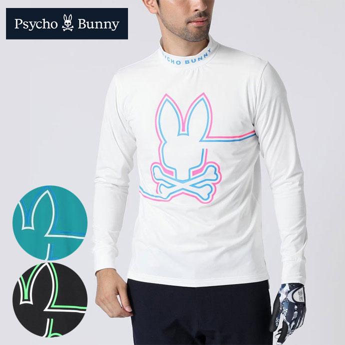 Psycho Bunny（サイコバニー） ゴルフ 裏起毛モックロングスリーブ
