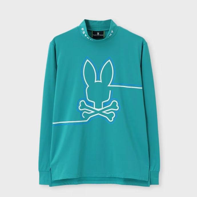 Psycho Bunny（サイコバニー） ゴルフ 裏起毛モックロングスリーブ