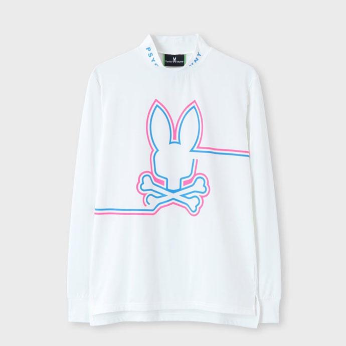 Psycho Bunny（サイコバニー） ゴルフ 裏起毛モックロングスリーブ