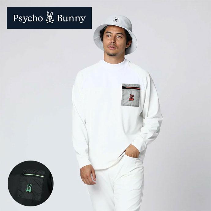 Psycho Bunny（サイコバニー） ゴルフ メンズ 長袖シャツ ショート 