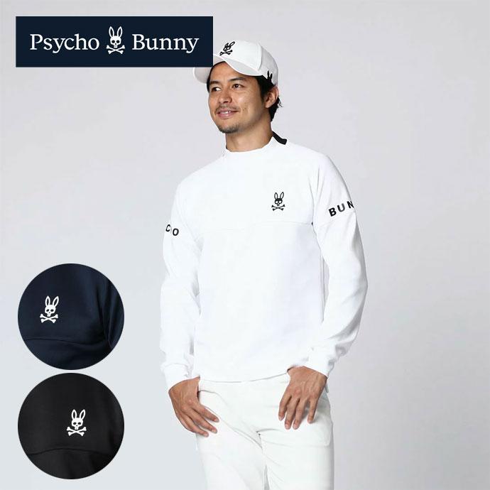 Psycho Bunny（サイコバニー） ゴルフ メンズ 長袖シャツ モックネック 