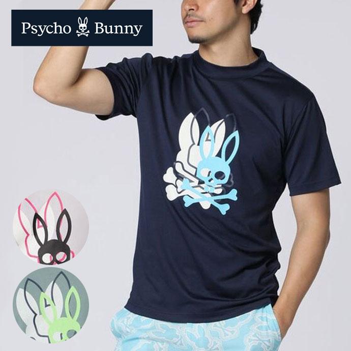 Psycho Bunny（サイコバニー） ゴルフ メンズ メッシュハイネック