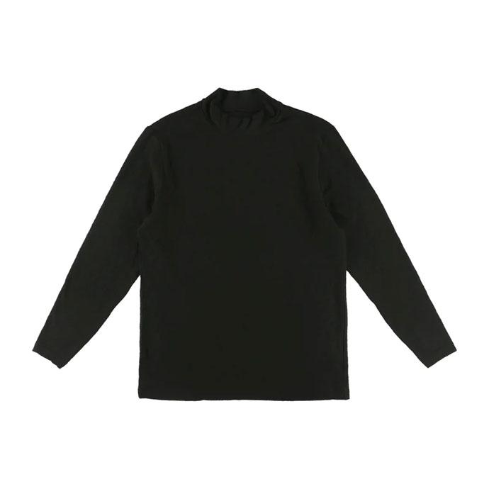 WAAC ゴルフ ワック ロゴエンボス起毛ジャカード長袖モックネック