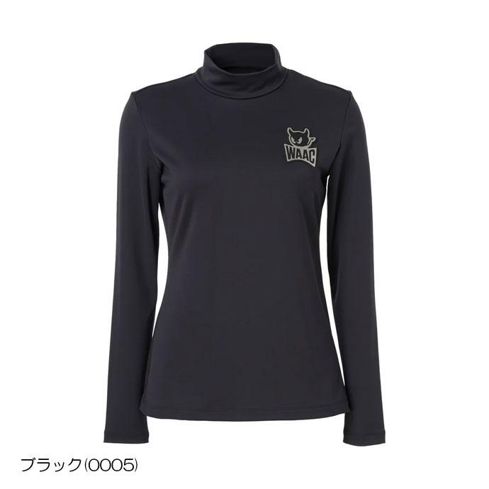 WAAC ゴルフ レディース/女性用 ワック BASIC裏起毛ベア天竺長袖 WAAC ゴルフ レディース/女性用 ワック BASIC裏起毛ベア天竺長袖