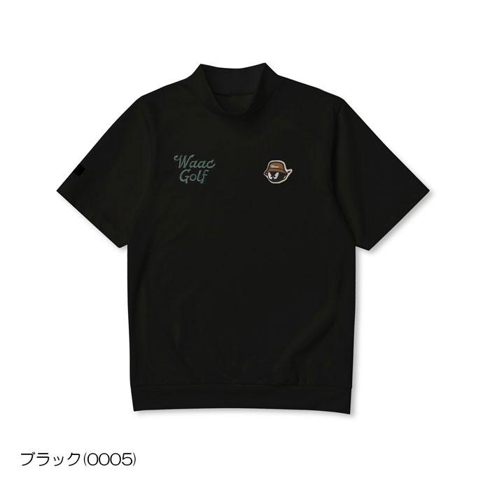WAAC ゴルフ メンズ ワック 半袖モックネック 072254012 秋 冬 ゴルフ